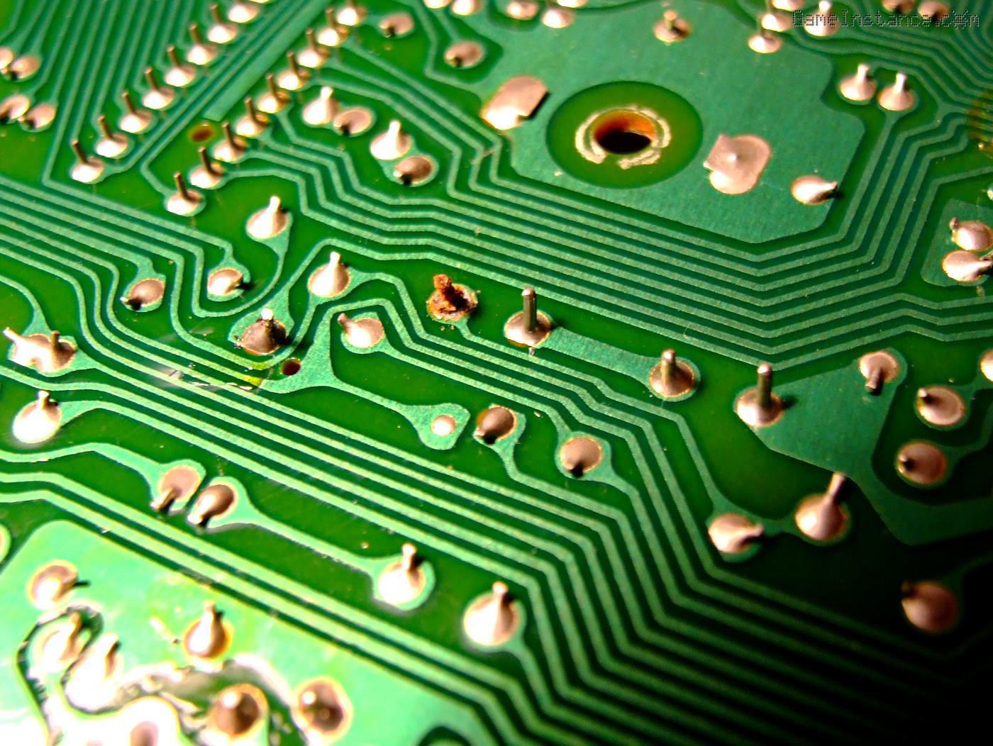 Technics ST-S707 - C907 super-capacitor etched pad