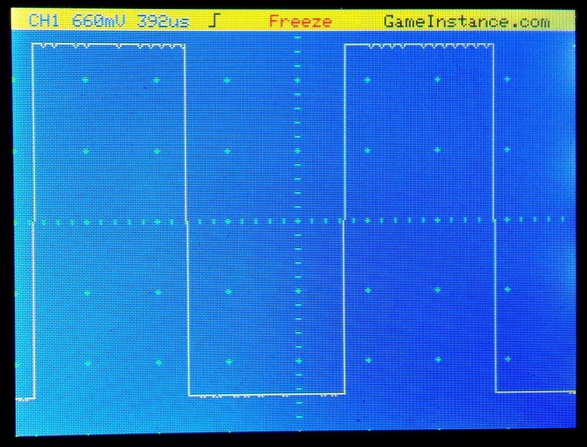 STM32 Digital Oscilloscope - screenshot