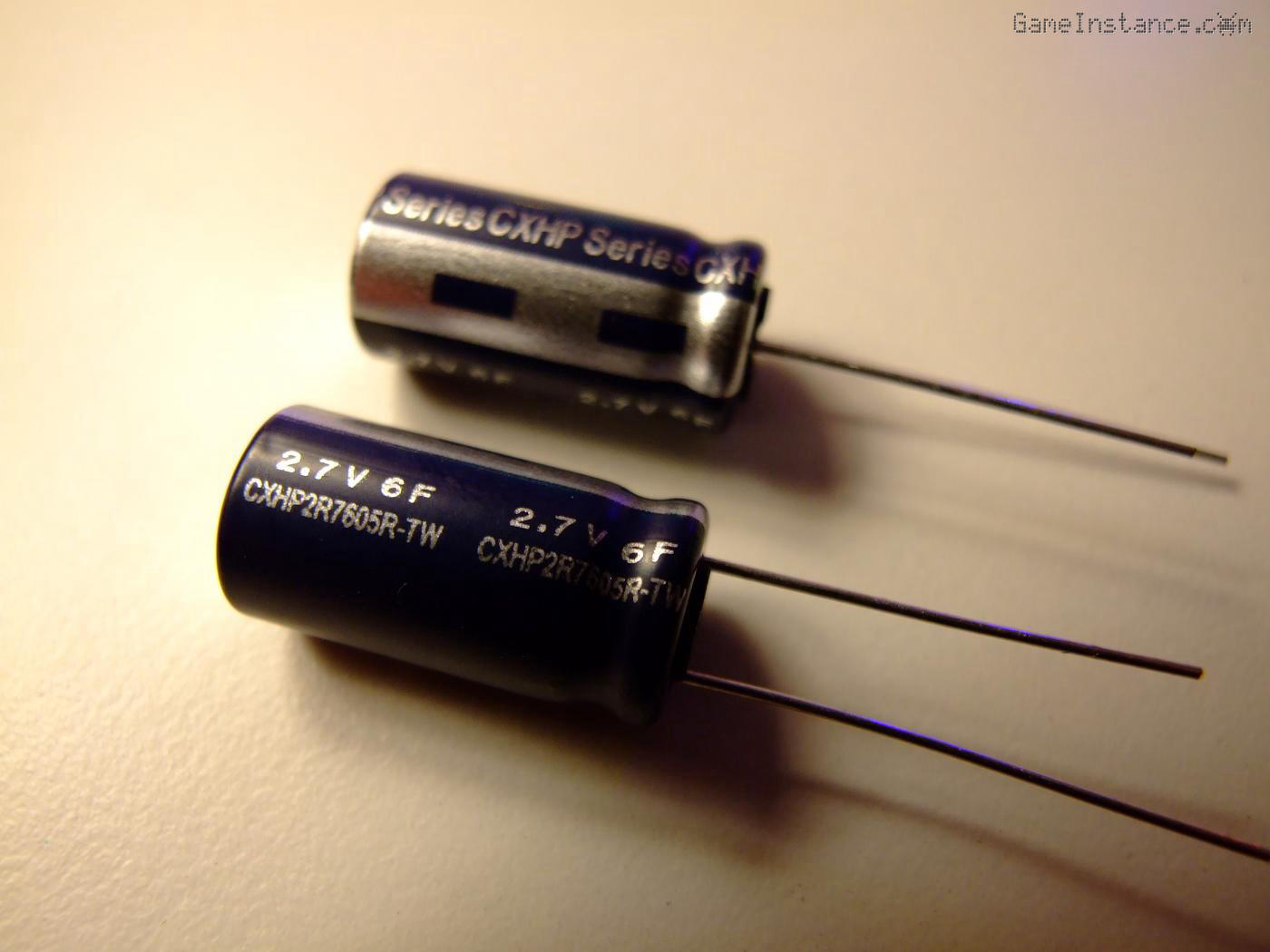 Technics ST-S707 - new super-capacitors, bigger that the original