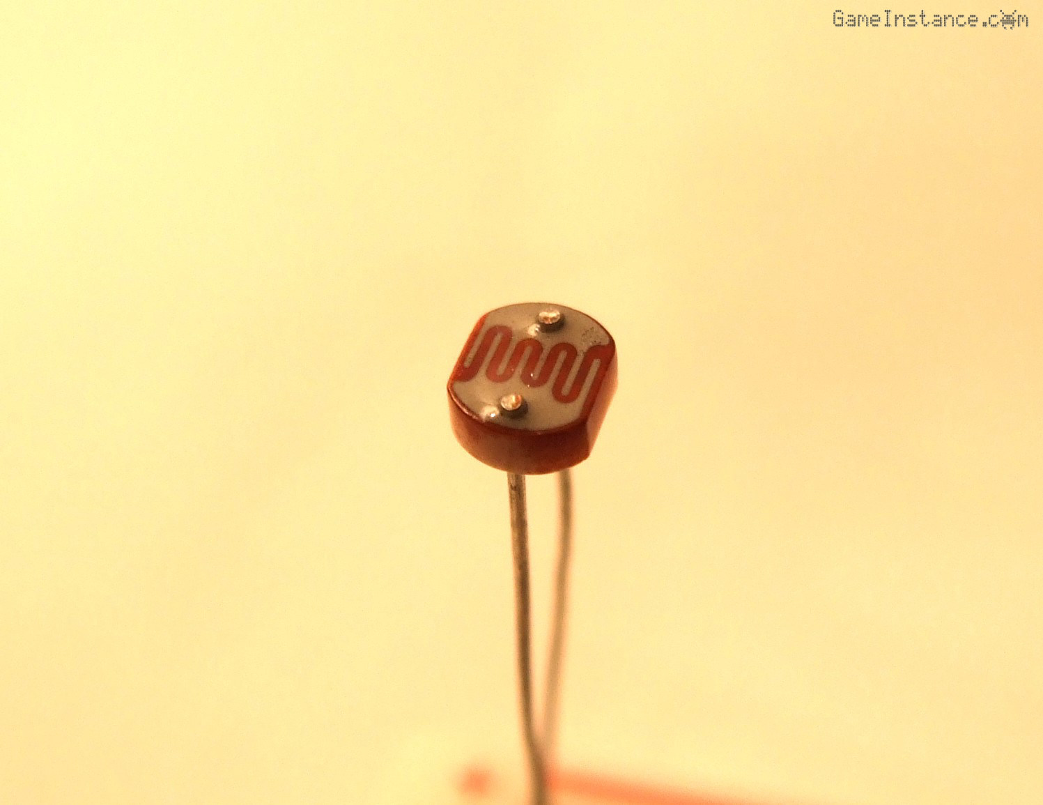 Photoresistor - a close-up shot