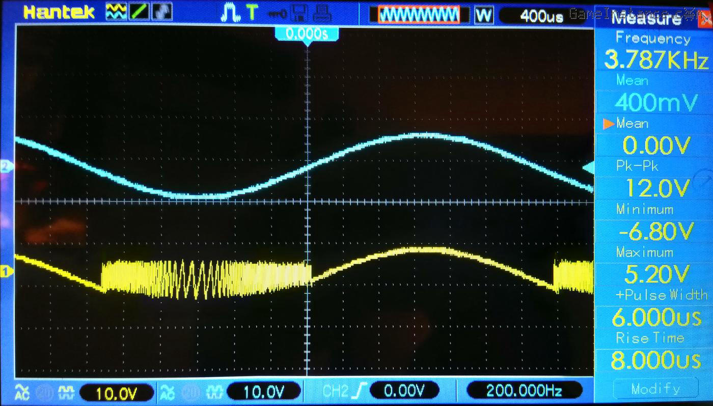 Technics SU-VX920 - oscillation noise manifesting on the left channel