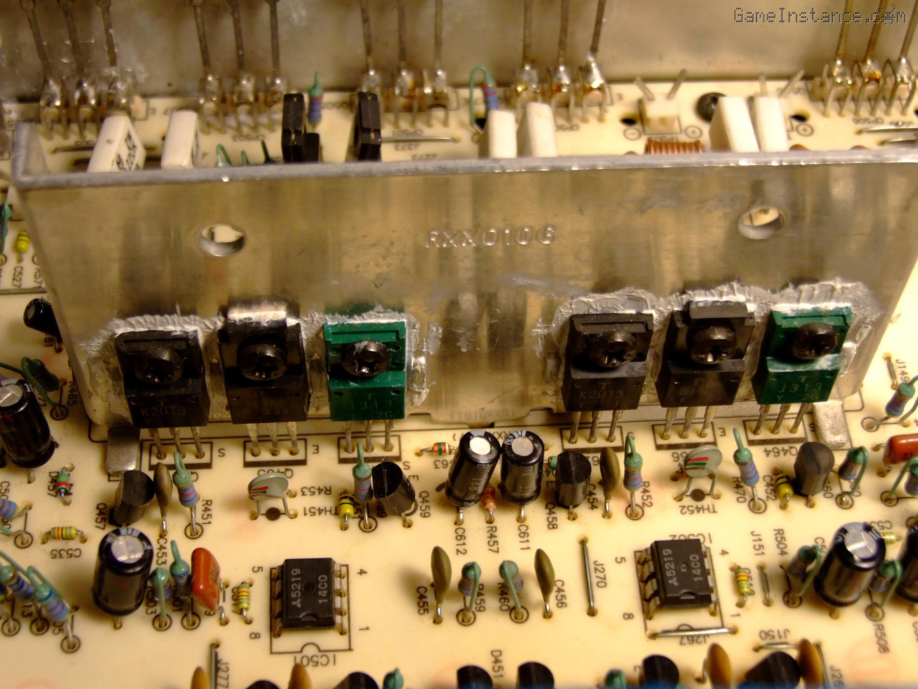 Technics SU-VX920 - class AA field-effect MOS transistors on heat-sink