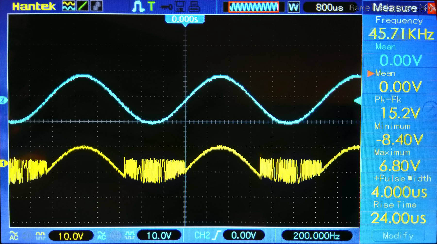 Technics SU-VX920 - the ever-present noise, still on the left channel